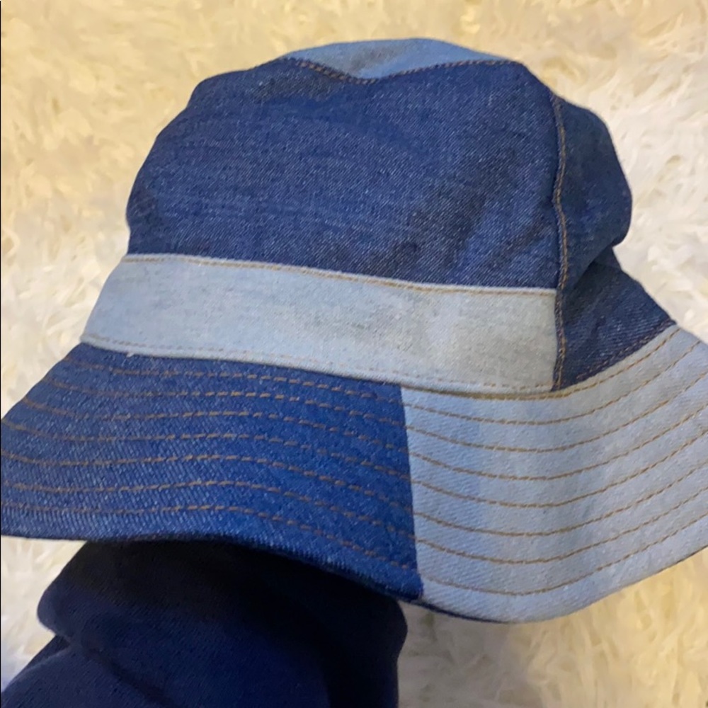 Denim bucket hat